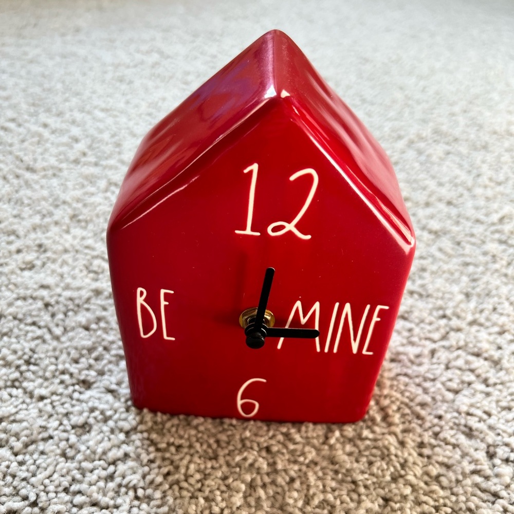 Rae Dunn Be Mine Clock